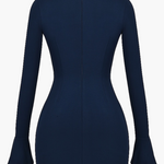 Zoe Kingsley | Long Sleeve Mock Neck Mini Dress For Women