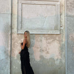 Charlotte Reid | Red Ruffle Maxi Dress For Women
