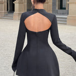 Grace Mitchell | Long Sleeve A-Line Mini Dress For Women