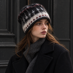 Elowen Jacquard Knit Beanie