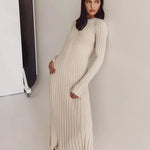 Amelia Fairfax | Ribbed Knit Maxi Dress For Women