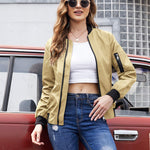 Zip Up Bomber Jacket - Zeagoo (Us Only)