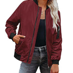 Zip Up Bomber Jacket - Zeagoo (Us Only)