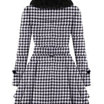 Faux Fur Lapel Double-Breasted Thick Wool Coat - Nadorine (Us Only)