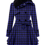 Faux Fur Lapel Double-Breasted Thick Wool Coat - Nadorine (Us Only)