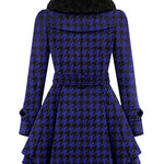 Faux Fur Lapel Double-Breasted Thick Wool Coat - Nadorine (Us Only)