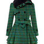 Faux Fur Lapel Double-Breasted Thick Wool Coat - Nadorine (Us Only)