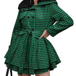 Faux Fur Lapel Double-Breasted Thick Wool Coat - Nadorine (Us Only)