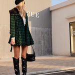 Faux Fur Lapel Double-Breasted Thick Wool Coat - Nadorine (Us Only)
