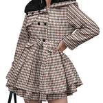 Faux Fur Lapel Double-Breasted Thick Wool Coat - Nadorine (Us Only)