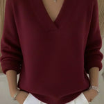 Vivelle | Relaxed V-Neck Sweater