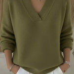 Vivelle™ | Relaxed V-Neck Sweater