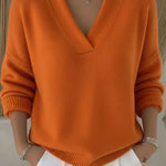 Vivelle | Relaxed V Neck Sweater