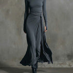 Naiara™ | Maxi dress with side knot