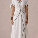 Lourdes | Central Knot Midi Dress