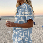 Salina | blue printed set