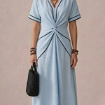 Lourdes | Central Knot Midi Dress