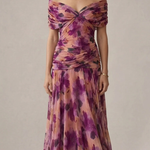 Turia | High-Waisted Pleated Dress