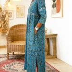 Monique | Blue Printed Dress