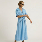 Mila | Elegant Dress with Flattering Waist and Vacation Chic