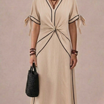 Lourdes | Central Knot Midi Dress