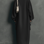 Women's Casual Multi-pocket Sweatshirt Maxi Dress