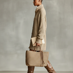 Women's Camel Elegant Button - Front Oversized Mini Cardigan Dress