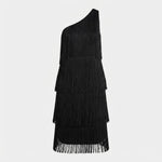 Georgia King | One-Shoulder Tassel Maxi Dress For Women