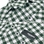 Long/Roll Up Sleeve Cotton Plaid Shirts - Nadorine (Us Only)