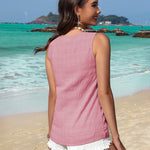Nadorine V Neck Cami Tank Tops