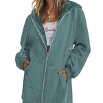 Zeagoo Zip Up Hoodies Long Fleece Jacket