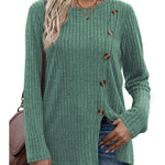 Nadorine Women's Fashion Long Sleeve Blouse