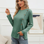 Nadorine Women's Fashion Long Sleeve Blouse