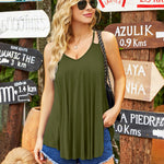 Tank Tops Spaghetti Strap Camisoles - Nadorine (Us Only)