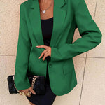 Open Front Work Office Jackets Blazer
