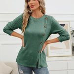 Nadorine Women's Fashion Long Sleeve Blouse