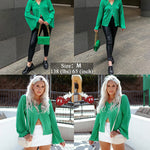 Women's Deep V Neck Shirt Button Front Blouse Bell Long Sleeve Tops - Nadorine (Us Only)