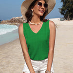 Nadorine V Neck Cami Tank Tops