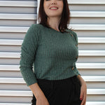 Nadorine Women's Fashion Long Sleeve Blouse