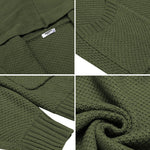 Nadorine Women's Cardigan for Women Long Sleeve Knit Cardigan with Hood Open Front Sweater Coat Outwear with Pockets