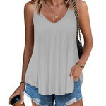 Tank Tops Spaghetti Strap Camisoles - Nadorine (Us Only)