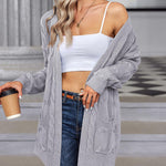 Nadorine Cardigan Fall Winter Open Front Sweater