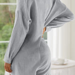 Nadorine Women's Button Down One Piece Jumpsuit