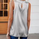Womens Tank Tops Dressy Casual Mock Neck Sleeveless Blouses Fashion Shirts for Work - Nadorine (Us Only)