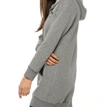 Fleece Hoodies Tunic Long Hoodie Jacket - Nadorine (Us Only)