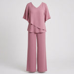 Hannah Sullivan | Elegant Two-Piece Chiffon Set For Women
