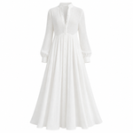 Harper White | Elegant Long Sleeve Maxi Dress For Women