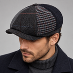 Harrow Patchwork Flat Cap