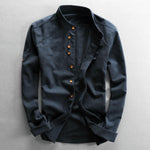 "Haruto" Japan Style Linen Button-Up