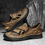 Luca Velcro Leather Sandals